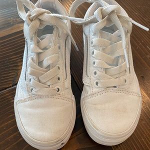 White Children’s Vans Sneaker